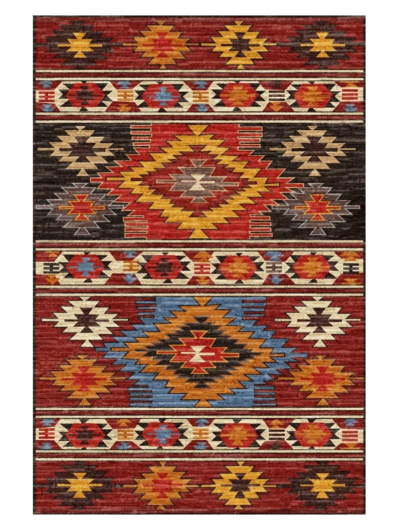 Kaymaz Taban Halı yıkanabilir eskitme Kırmızı Kilim Şönil 