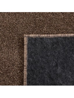 Modern Halı Salon Mutfak Oda Büro Halısı Yumuşak Kısa Havlı Kırçıllı Desen Açık Kahverengi