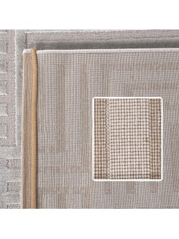 Kabartmalı Halı Geometrik desenli Salon Halısı İskandinav Bohem tarzı yumuşak Halı Gümüş